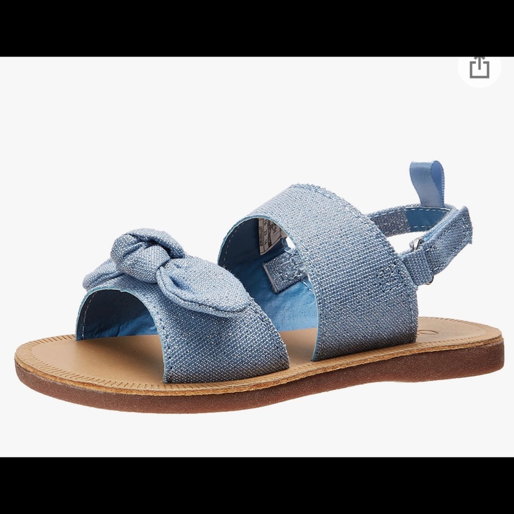 Toddler girl size 8 OshKosh sandals blue